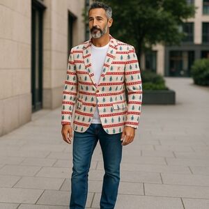 SUSLO COUTURE CHRISTMAS BLAZER